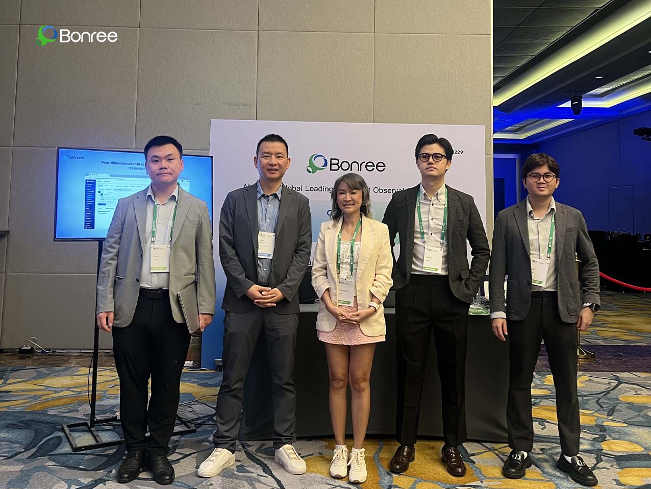Bonree Data exhibited for the first time at the 41st BFSI IT Summit Thailand in Bangkok, showcasing its Bonree ONE unified intelligent observability platform.